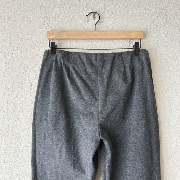 J. JILL Pointe Slim Leg Pants Slit Ankle Pull On in Grey - Picture 5 of 10